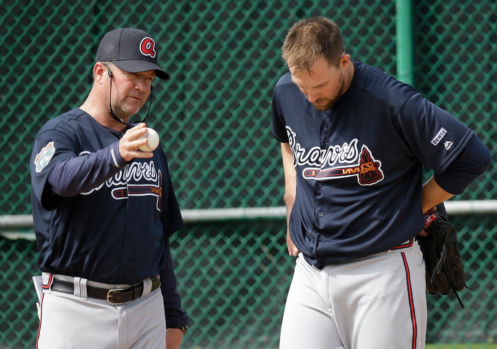 Braves Spring Baseball Atlanta Braves pitching coach Roger… Flickr