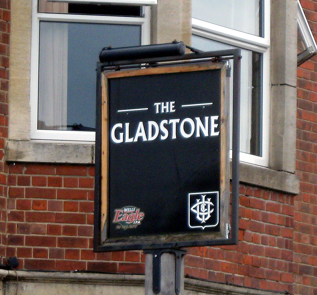 Gladstone Finedon The inn sign outside The Gladstone, at F… Flickr
