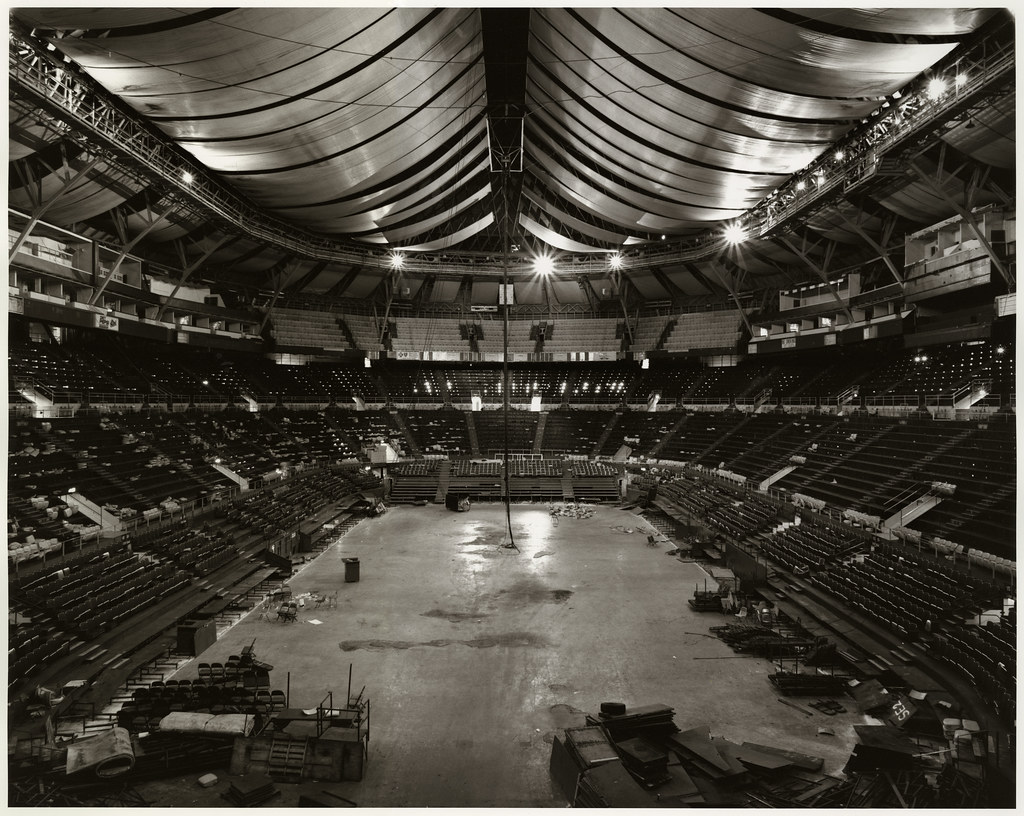 The St. Louis Arena Looking Back Interior view of St. Lou… Flickr