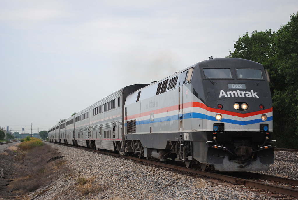 Amtrak Train 22 Texas Eagle at Granite City Illinois wit… Flickr