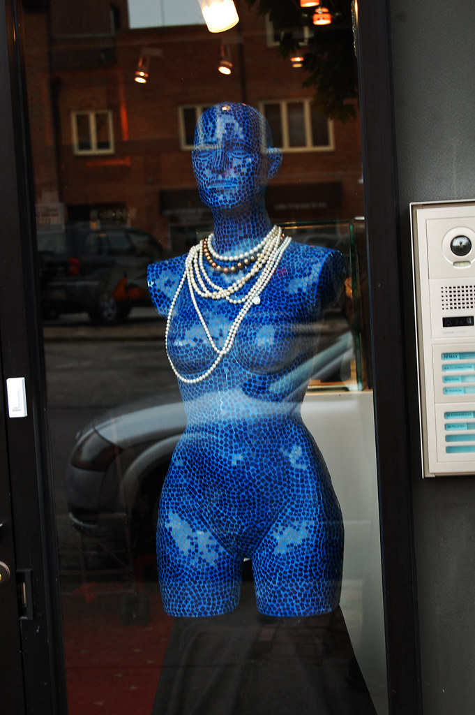 Blue Mannequin with Jewelry fotophotow Flickr