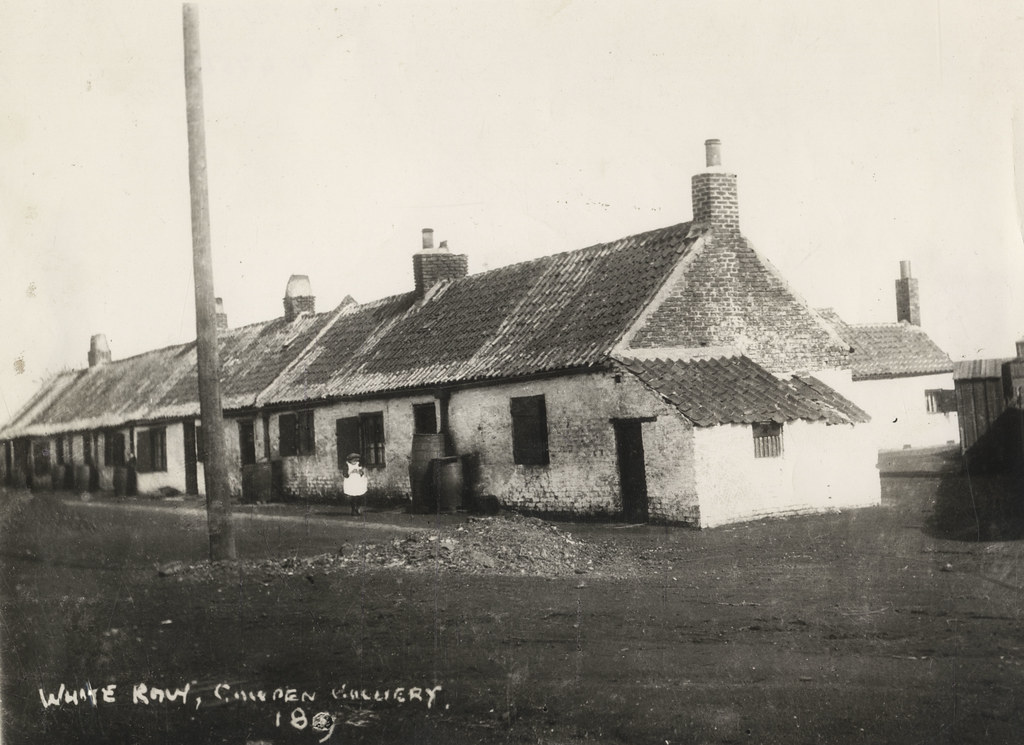 Blyth Cowpen Colliery White Row in 1890 Located betwee… Flickr