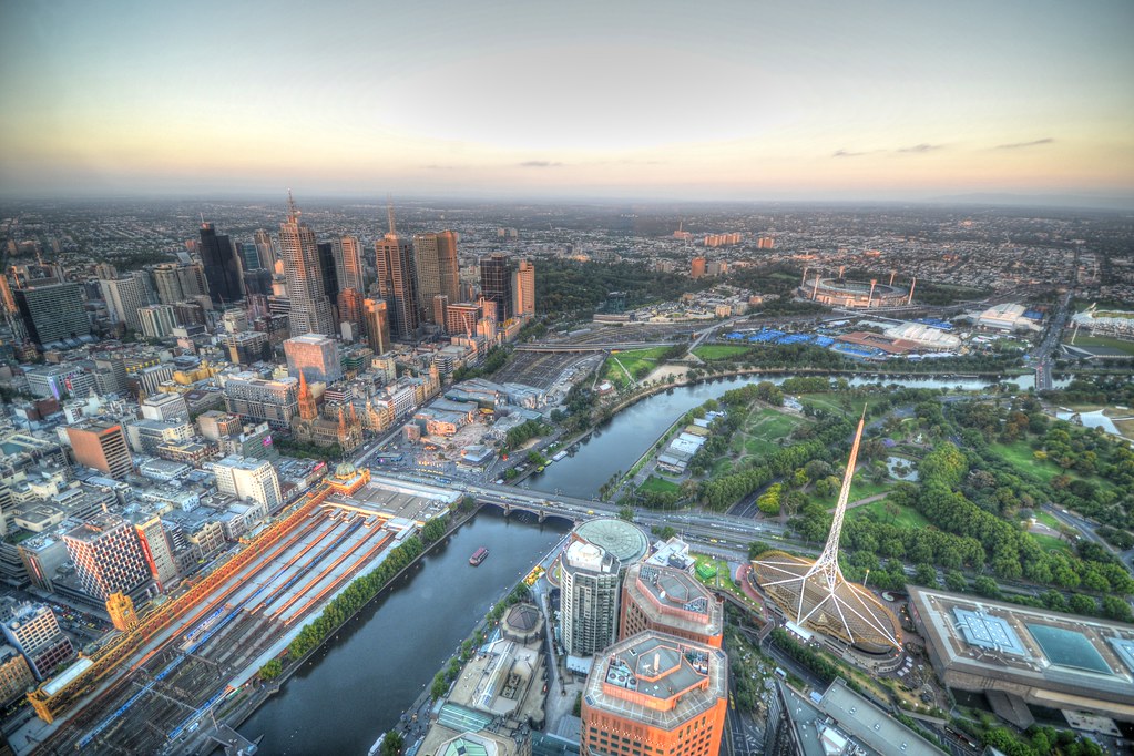 Melbourne CBD (HDR) Láscar Flickr