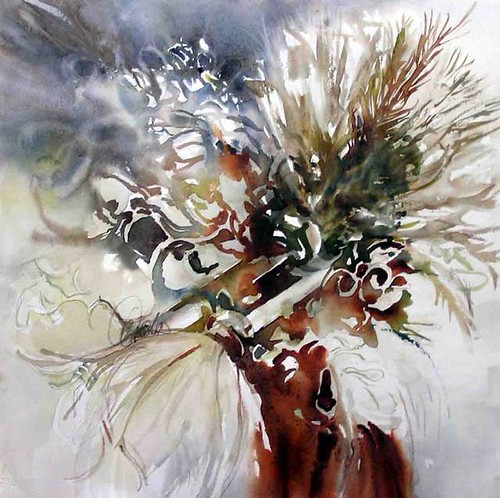 Fou comme un balai Aquarelle 20X20 jose duclos Flickr
