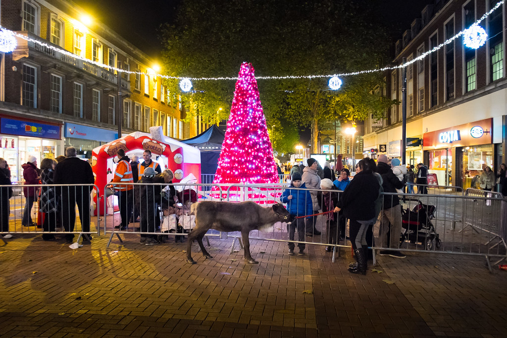 Turn on of the Hull Christmas Lights 2013, Hull City Centre and the
