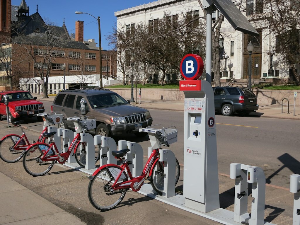 130505 [144] Bike rental station at 16th and Sherman David Dunn