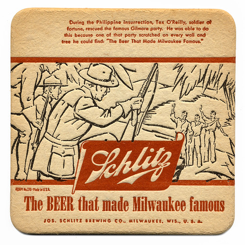 The BEER that made Milwaukee famous Schlitz Beer. Jos. Sch… Flickr