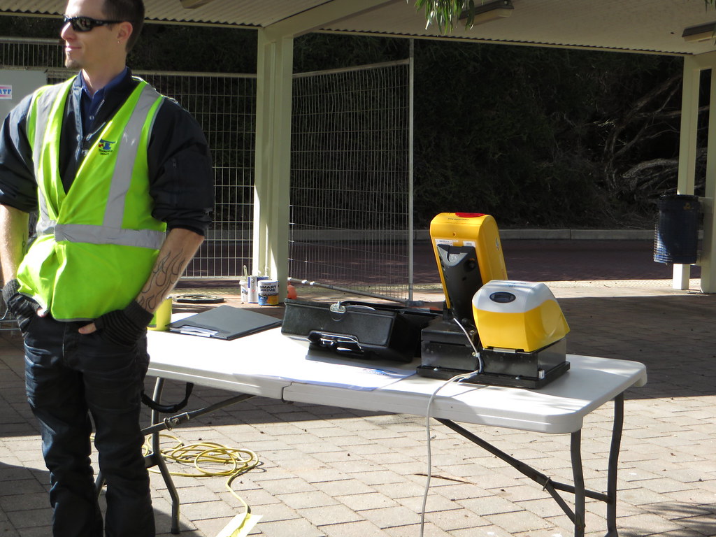 Tea Tree Plaza interchange upgrade Temporary validator/car… Flickr