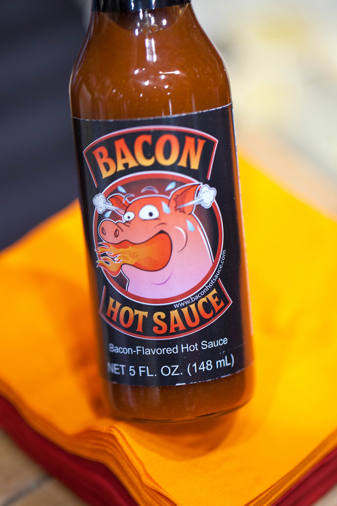Bacon Hot Sauce Baconfest 2014.jpg Photo by Anne Peterse… Flickr