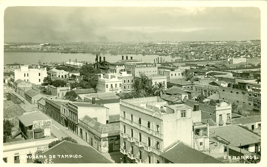 Tarjeta postal "Panorama de Tampico Tamaulipas, México." Flickr