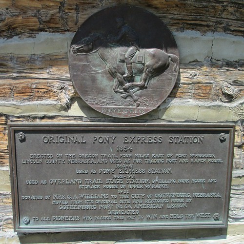 Old Pony Express Station Plaque (Gothenburg, Nebraska) Flickr