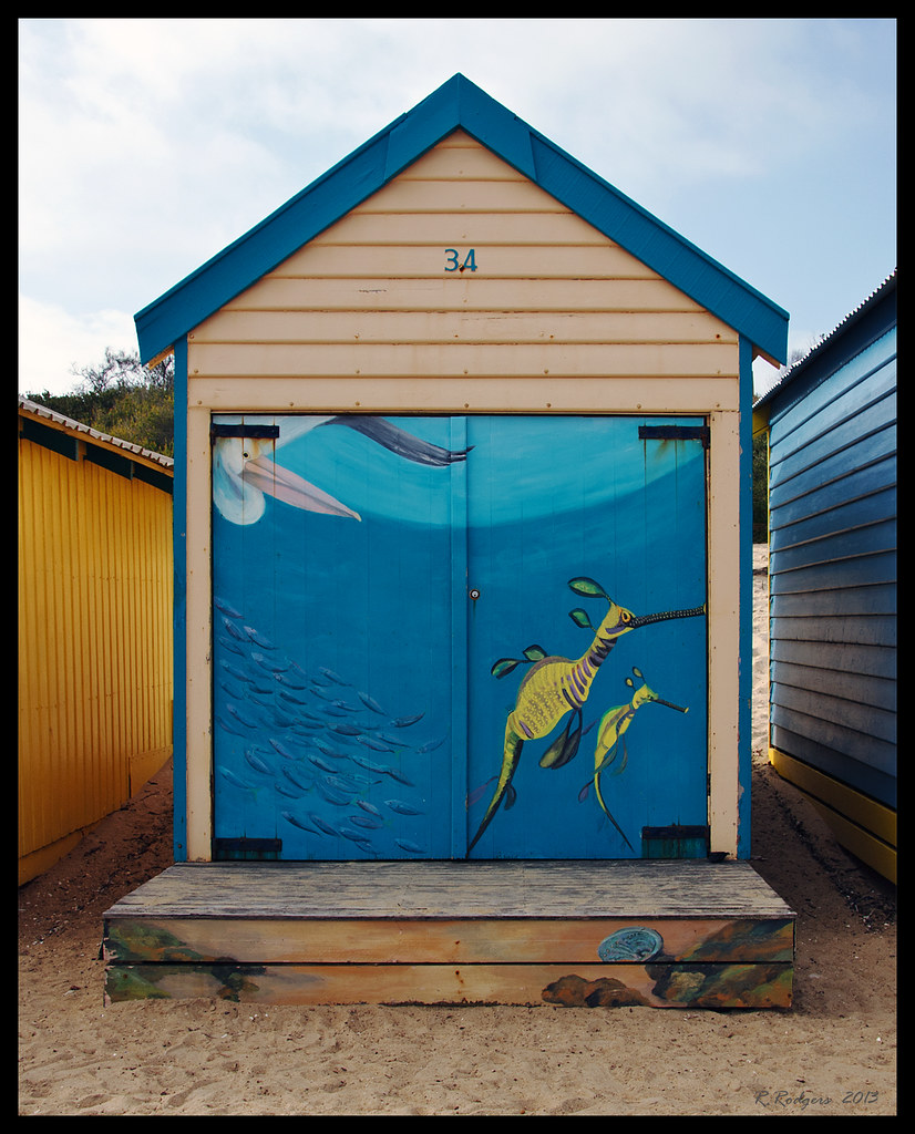 Brighton bathing boxes 34 Richard Rodgers Flickr
