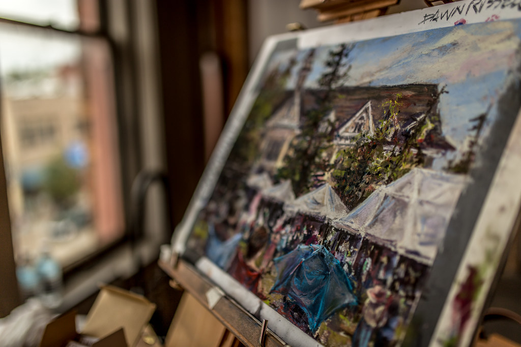 Art Studio and a View A little art studio upstairs in the … Flickr