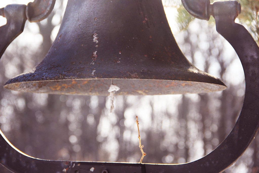 unrung bell this is on the path back to the woods and I th… Flickr