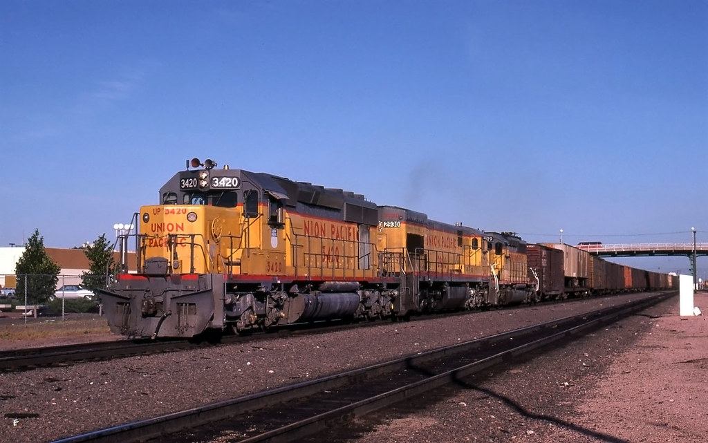 North Platte 1979 A 65 car eastbound departs North Platte … Flickr