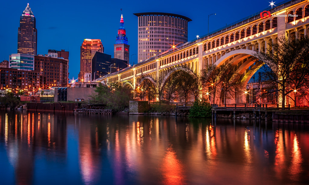Elevation of Cleveland, OH, USA Topographic Map Altitude Map