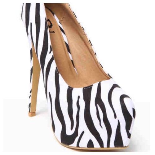 Look fab in this stunning zebra print shoe! Perfect with a… Flickr