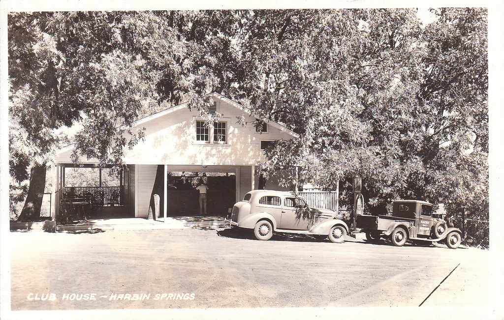 Club House Harbin Springs 1945 Middletown, CA RPPC Flickr