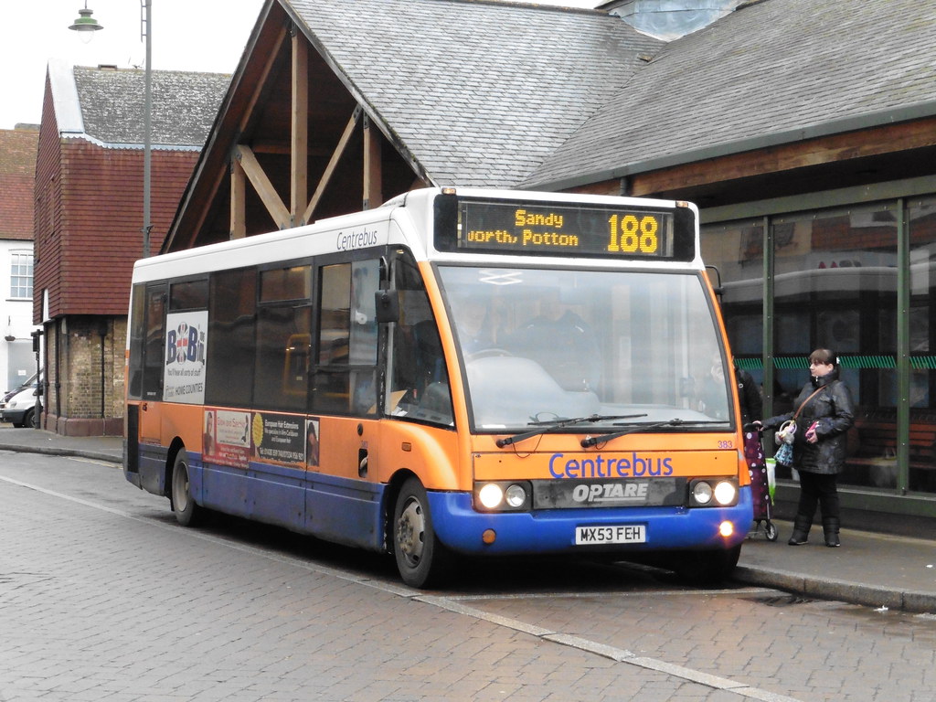 Centrebus 383 MX53FEH (188 Biggleswade, Bus Station) 14… Flickr