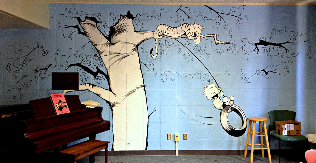 Calvin and Hobbes Mural East Wall, David X. Marks Reside… Flickr