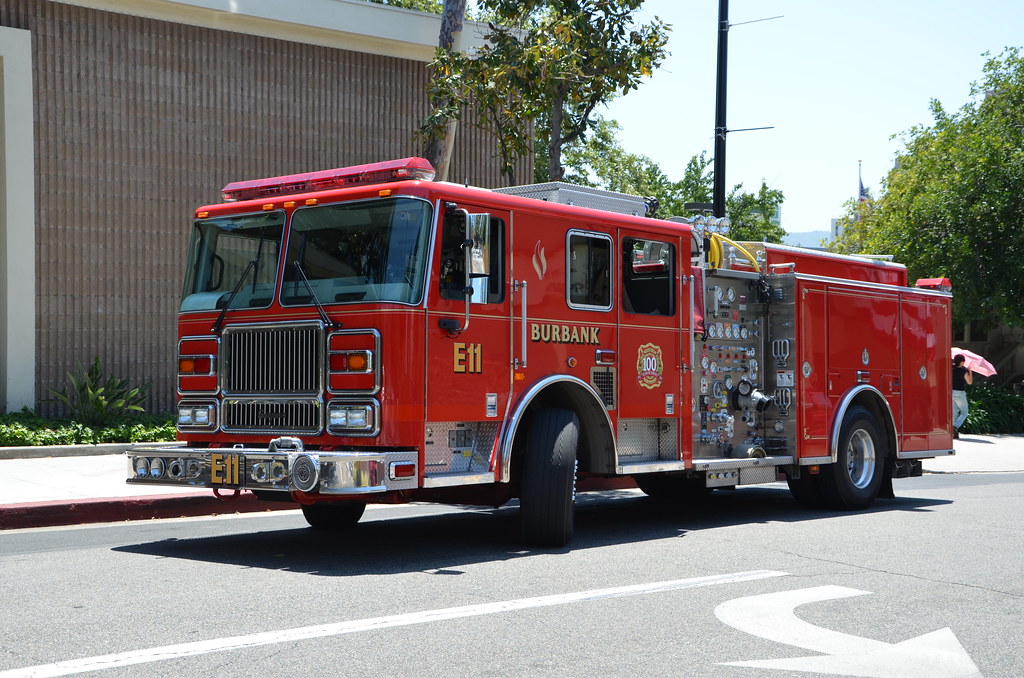 BURBANK FIRE DEPARTMENT ENGINE 11 Navymailman Flickr