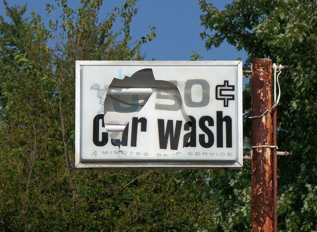 OH Antwerp Car Wash Broken Car Wash sign in Antwerp, Ohi… Flickr