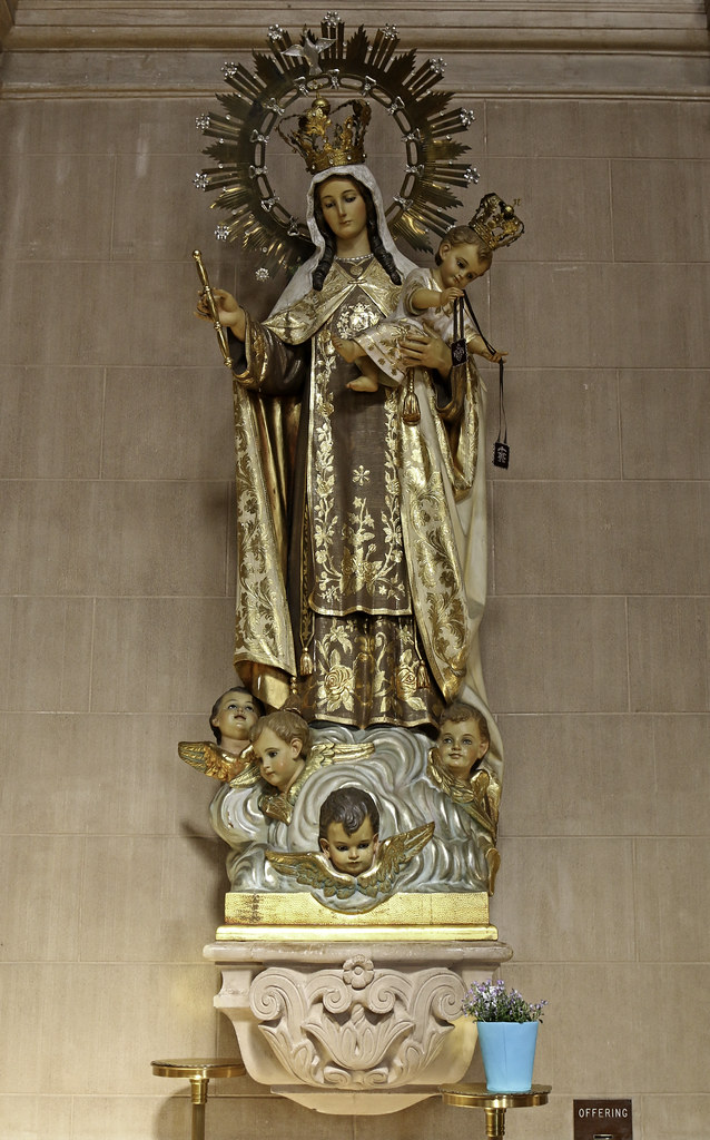 Our Lady of Mount Carmel "O Beautiful Flower of Carmel, mo… Flickr