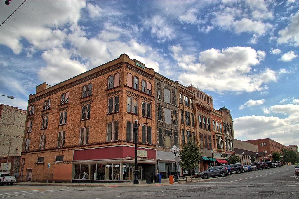 Downtown Bloomington Illinois HDR Raymond Cunningham Flickr