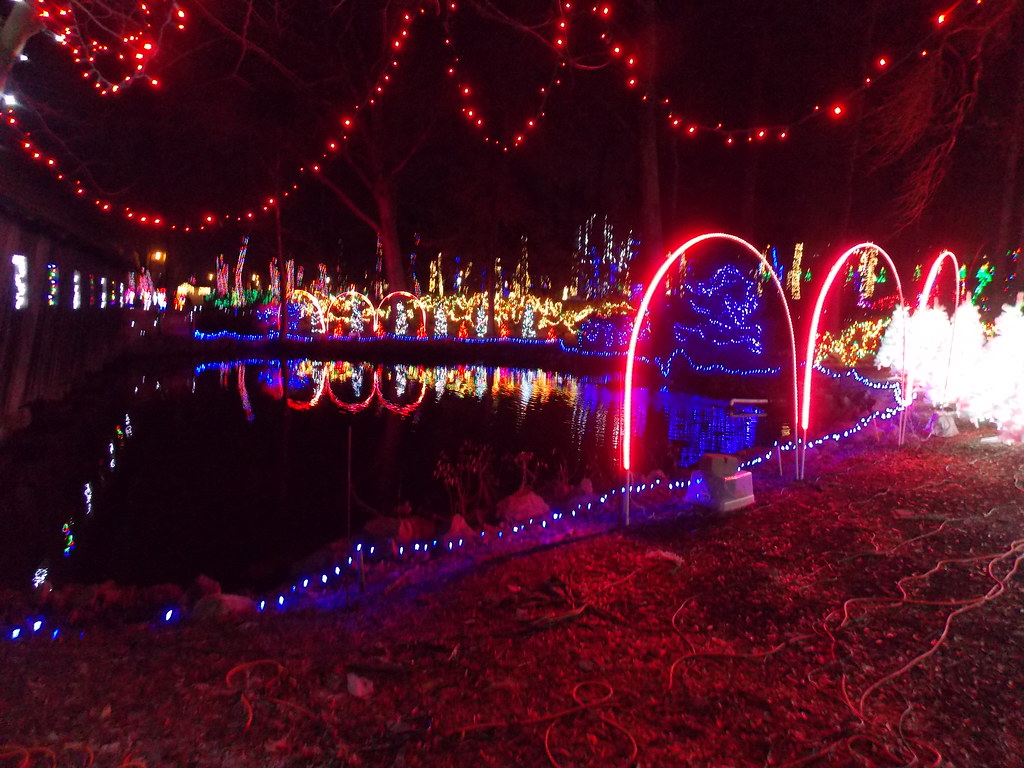 Noccalula Christmas Lights ReflectionsGadsden, Al. Flickr