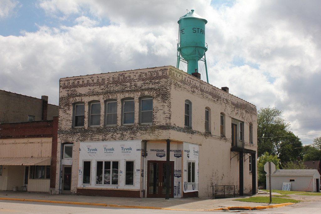 Downtown Building Stanhope, IA Tom McLaughlin Flickr