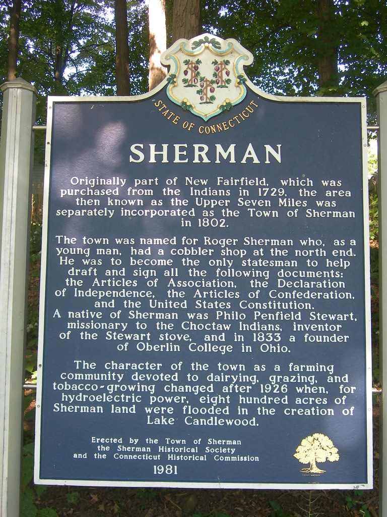 Sherman Historic Marker Sherman, Connecticut Jimmy Emerson, DVM
