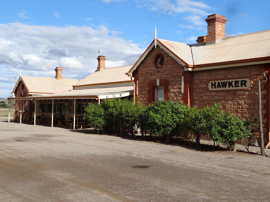 Hawker. The railway station built in 1880 when the railway… Flickr