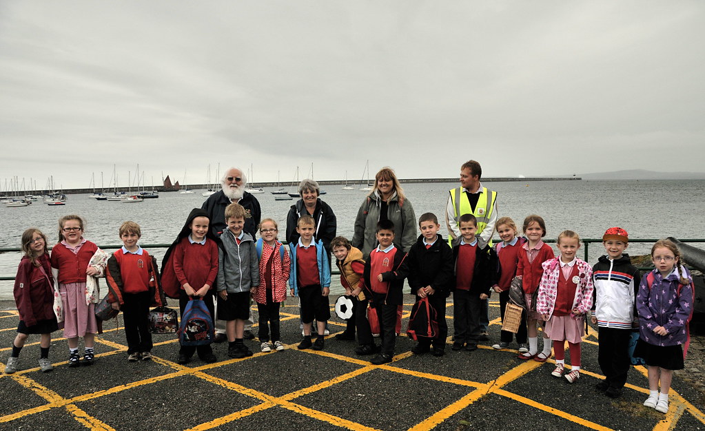 Porth y Felin Primary School, Conwy with Richard Burnell Flickr
