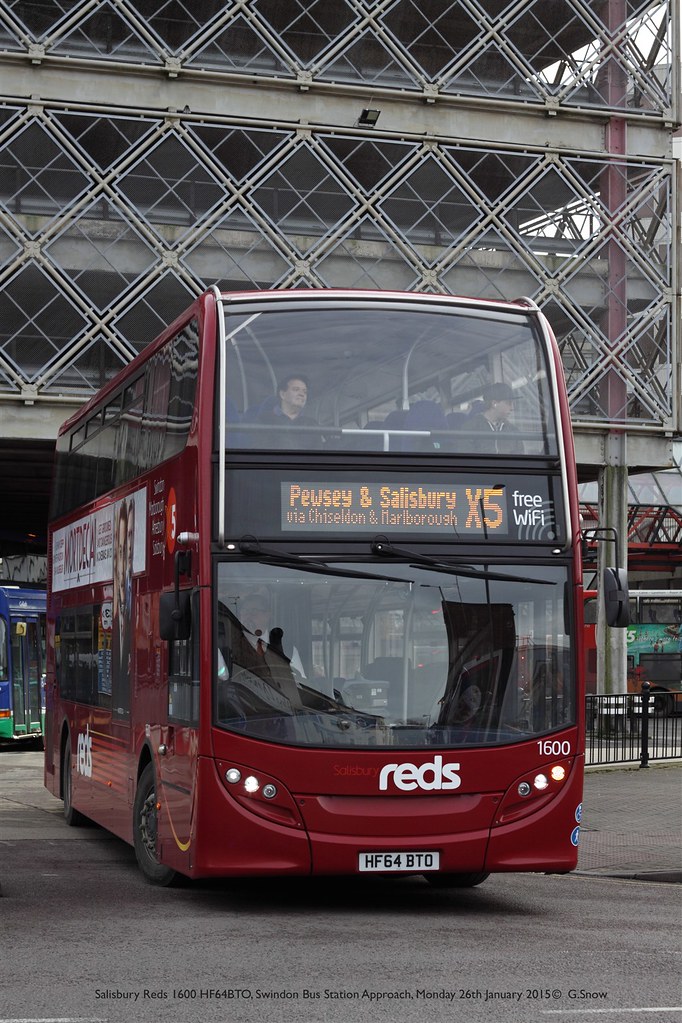 Salisbury Reds 1600 HF64BTO Swindon Bus Station Approach M… Flickr