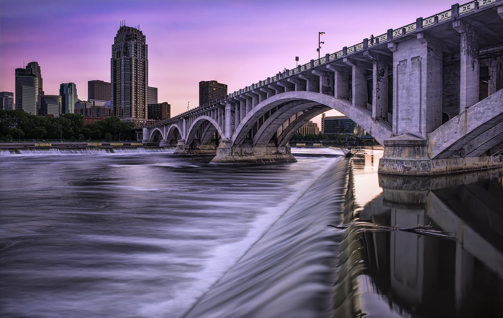 minneapolis minnesota downtown river waterfalls Looking at… Flickr