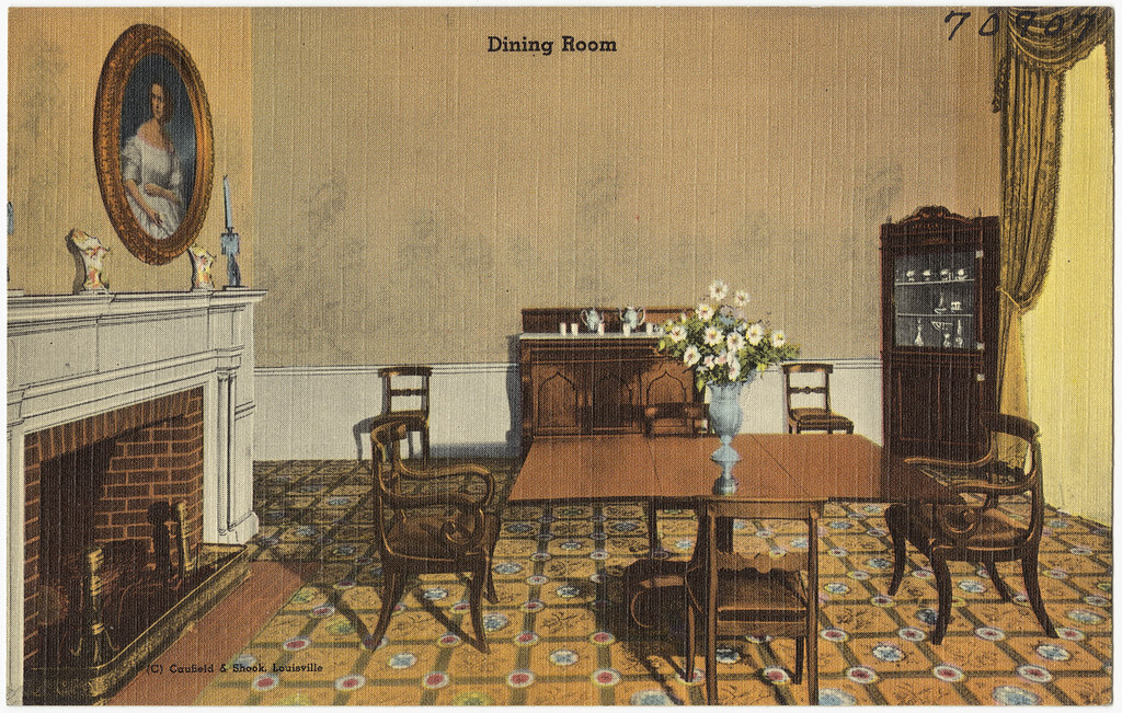 Dining room, My Old Kentucky Home, Bardstown, KY. File nam… Flickr