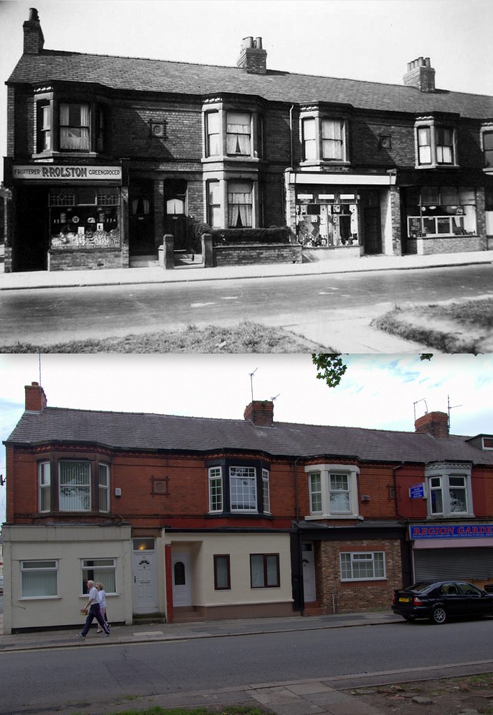 Lisburn Lane, Tuebrook, 1936 and 2013 All these photos can… Flickr