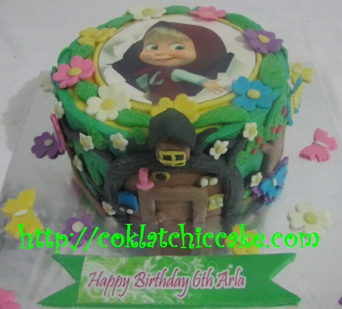 Kue ulang tahun marsha and bear Niken I.Dh Flickr