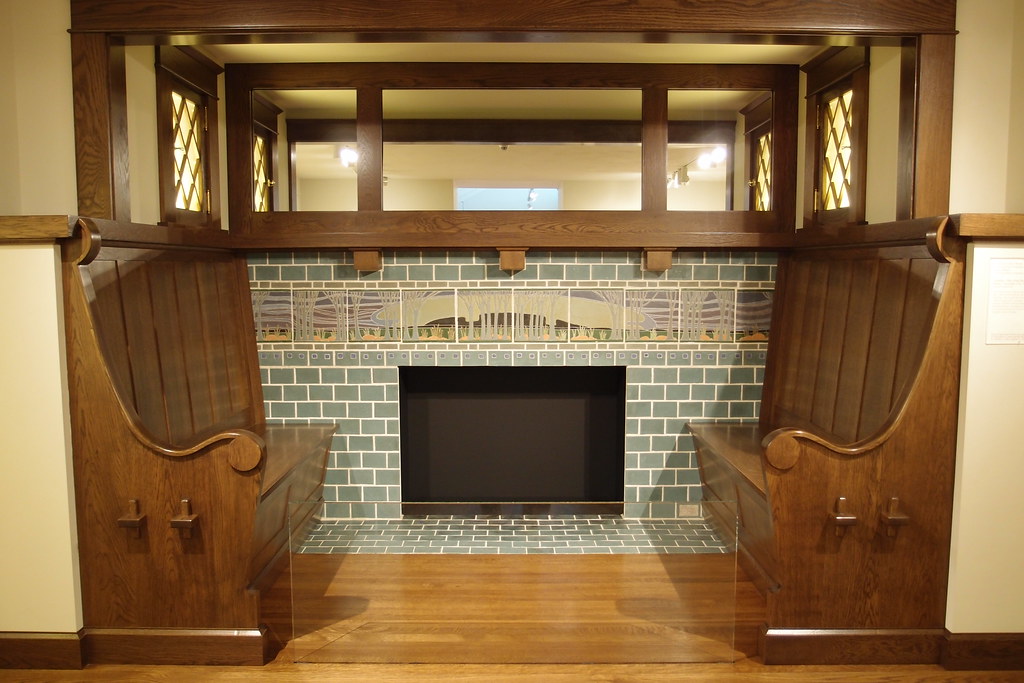 St Louis Art Museum Fireplace Tiles from Meacham House 1… Flickr