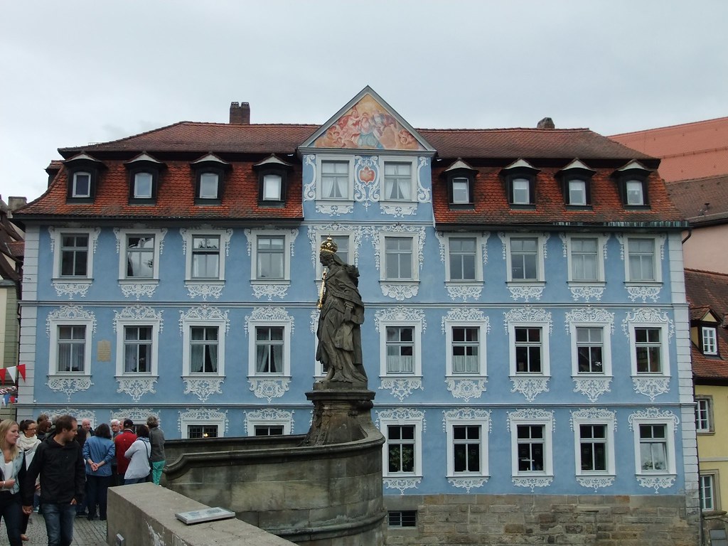 The Blue HOuse on the river Bamberg, Bavaria, Germany Flickr