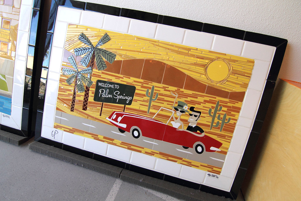 to Palm Springs Great tile art from SHAG The Store… Flickr