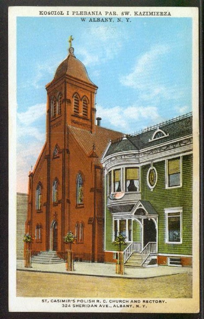 Old Albany NY St Casimir's Church sheridan ave AlbanyGroup Archive