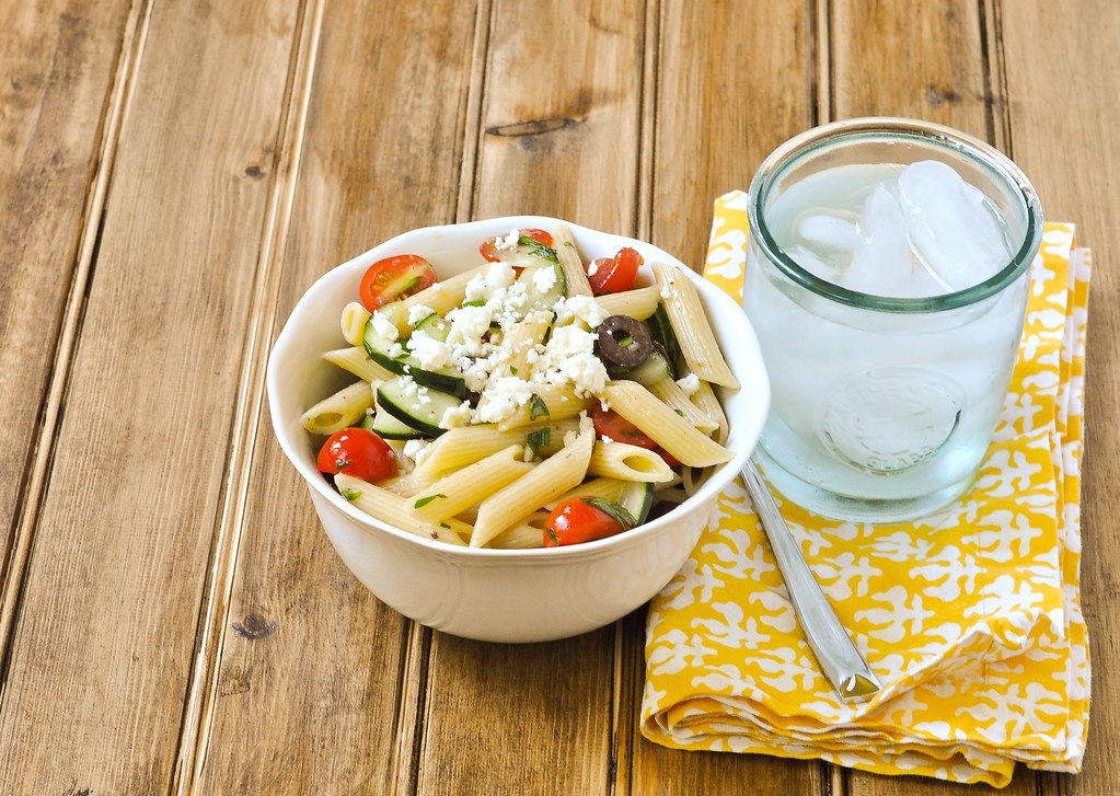 greek pasta salad4 Good Thymes and Good Food Flickr