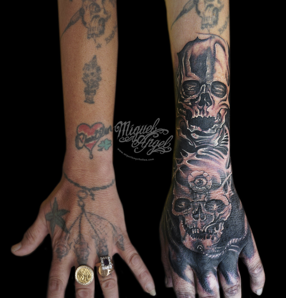Skull Tattoo Cover Up W/ Hernandez/Milosh© Design | Miguel A… | Flickr 1024_x_983_jpg