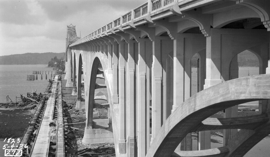 Coos Bay / McCullough Bridge North Bend, OR. Construction … Flickr
