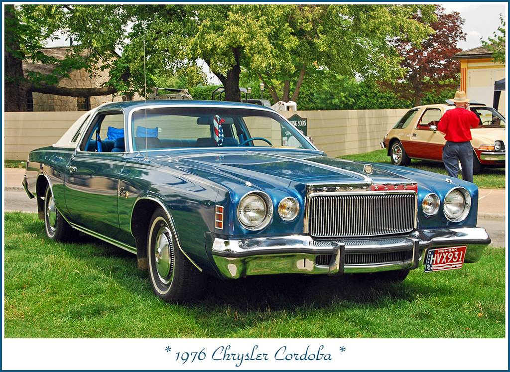 1976 Chrysler Cordoba (but no Corinthian leather)! Flickr