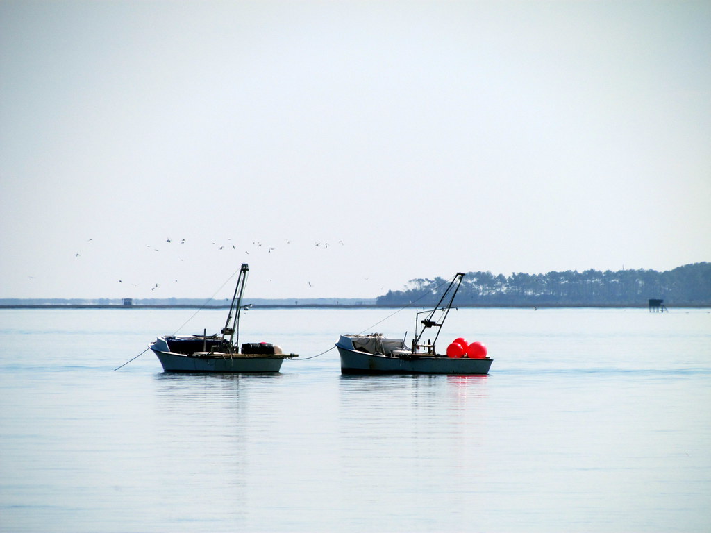 Boats on water Harkers Island NC 6106 bobistraveling Flickr