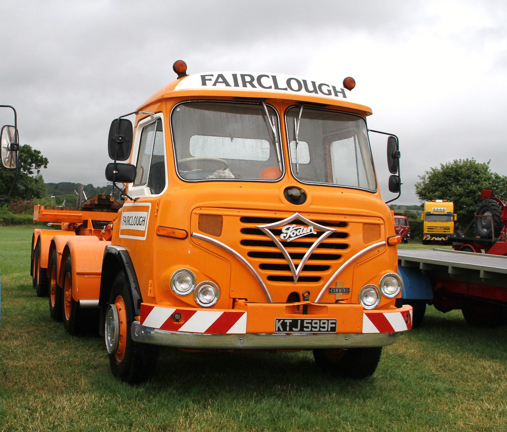 Foden Heavy Haulage 6x4 Tractor & Bolster Trailer KTJ599F … Flickr