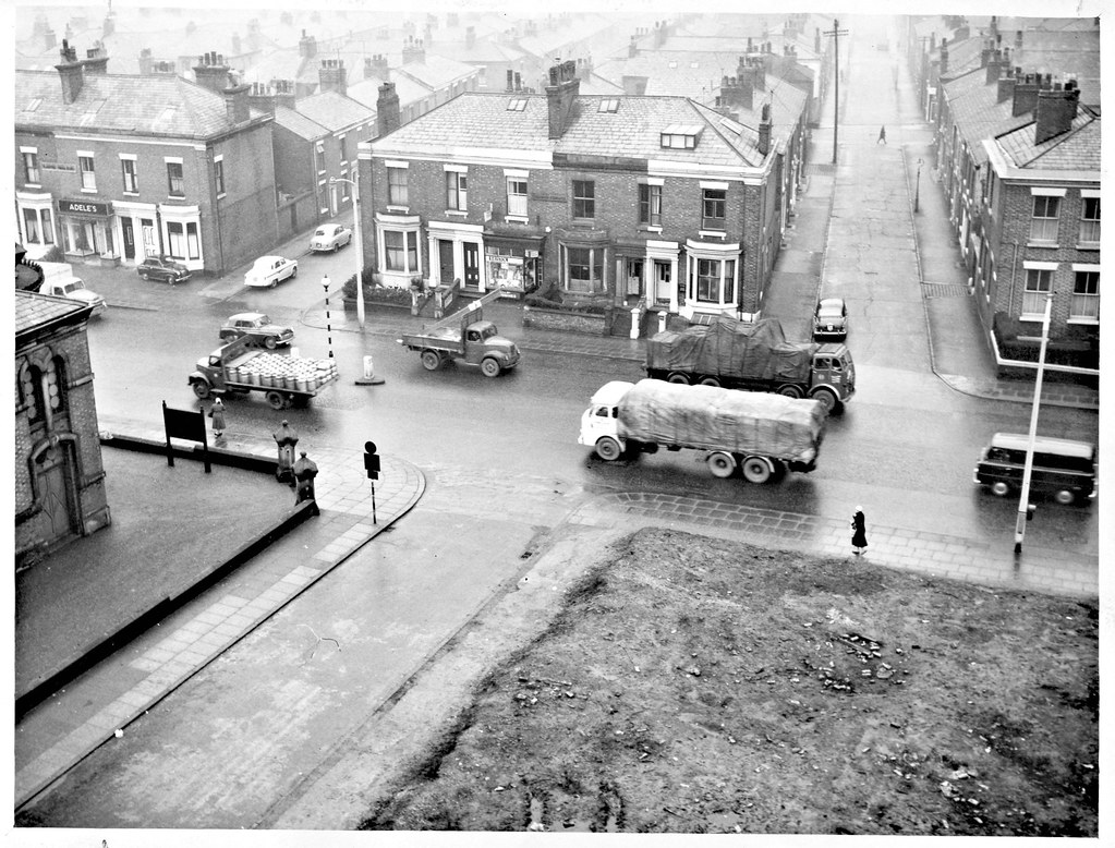 Garstang Road, Preston. November 23, 1960. Junction of Der… Flickr