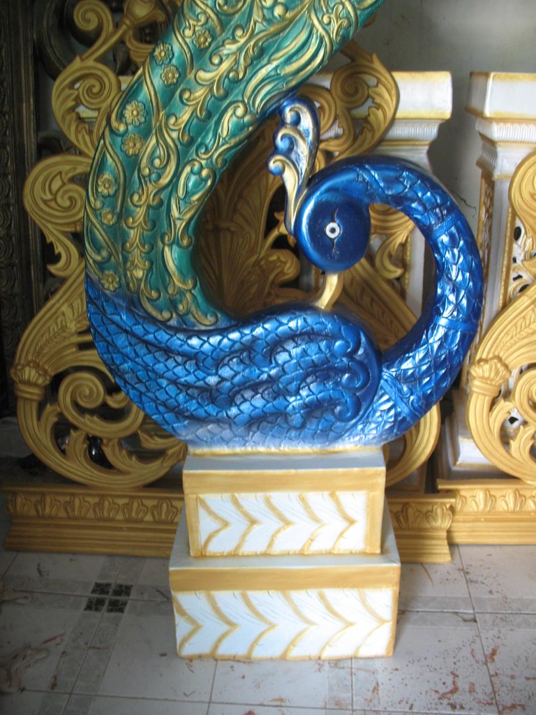 Fiber Peacock Product Golden Peacock statue. Quantity … Flickr